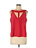 BCBGMAXAZRIA 100% Silk Red Sleeveless Silk Top Size M - photo 1