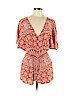 Forever 21 100% Rayon Orange Romper Size M - photo 1