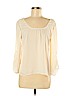 Charlotte Russe 100% Polyester Ivory Long Sleeve Blouse Size M - photo 1