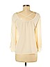 Charlotte Russe 100% Polyester Ivory Long Sleeve Blouse Size M - photo 2