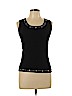 BCBGMAXAZRIA Black Sleeveless Top Size L - photo 1
