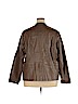 Apt. 9 100% Viscose Tan Faux Leather Jacket Size 3X - photo 2