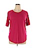 Bongo Pink Short Sleeve Top Size XL - photo 1