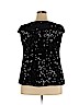 Mossimo 100% Polyester Black Short Sleeve Blouse Size XXL - photo 2