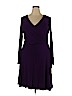Lauren by Ralph Lauren Purple Casual Dress Size 16 - photo 1