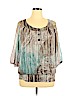 DressBarn Brown 3/4 Sleeve Blouse Size XL - photo 1