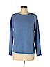 Cynthia Rowley TJX 100% Cashmere Blue Cashmere Pullover Sweater Size M - photo 1