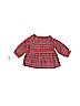 Carter's 100% Cotton Plaid Red Dress Size Newborn - photo 2