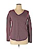 Arizona Jean Company Burgundy Long Sleeve T-Shirt Size XL - photo 1