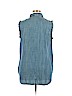 Gap 100% Lyocell Blue Sleeveless Blouse Size XL - photo 2