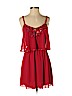 Sequin Hearts 100% Polyester Red Cocktail Dress Size S - photo 1
