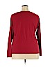 Lane Bryant 100% Cotton Red Long Sleeve T-Shirt Size 18 - 20 Plus - photo 2