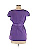 Motherhood 100% Polyester Purple Short Sleeve Blouse Size M - photo 2