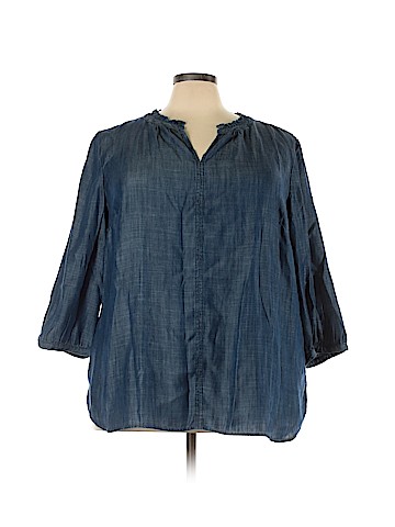 Talbots 3/4 Sleeve Blouse (view 1)