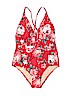Kona Sol 100% Recycled Plastic Red One Piece Swimsuit Size XL - photo 1