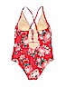 Kona Sol 100% Recycled Plastic Red One Piece Swimsuit Size XL - photo 2