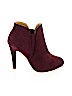 Bella Marie Burgundy Ankle Boots Size 6 1/2 - photo 1