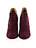 Bella Marie Burgundy Ankle Boots Size 6 1/2 - photo 2