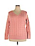 St. John's Bay Pink Pullover Sweater Size 2X - photo 1