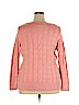 St. John's Bay Pink Pullover Sweater Size 2X - photo 2
