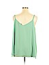Torrid 100% Polyester Green Sleeveless Blouse Size 3X Plus (3) - photo 2