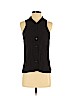 Splendid 100% Rayon Black Sleeveless Button-Down Shirt Size XS - photo 1