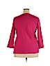 Rafaella 100% Cotton Pink 3/4 Sleeve Top Size 2X - photo 2