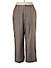 Linda Allard Ellen Tracy Tan Wool Pants Size 24 - photo 1