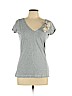 Hollister 100% Cotton Gray Short Sleeve Top Size L - photo 1
