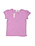 Talbots Kids 100% Cotton Solid Purple Short Sleeve Top Size 6X - photo 1