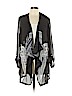 Mossimo 100% Polyester Black Kimono Size M - photo 1