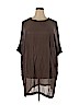 Eileen Fisher 100% Silk Brown Casual Dress Size L - photo 1