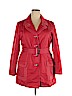 Old Navy 100% Cotton Red Trenchcoat Size XXL - photo 1