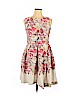 Just... Taylor 100% Polyester Ivory Casual Dress Size 14 - photo 1