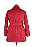 Old Navy 100% Cotton Red Trenchcoat Size XXL - photo 2