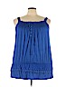 Forgotten Grace Blue Sleeveless Top Size 2X - photo 1