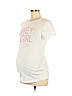 Gap White Short Sleeve T-Shirt Size M - photo 1