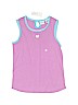 Talbots Kids 100% Cotton Solid Purple Tank Top Size 7 - photo 1