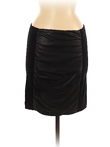 Theory Faux Leather Skirt (view 1)