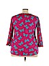 Jon & Anna Pink 3/4 Sleeve Top Size 2X - photo 2