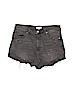 H&M Black Denim Shorts Size 12 - photo 1
