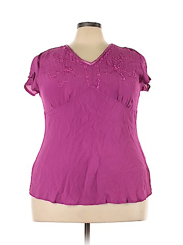 Faded Glory Short Sleeve Blouse (view 1)