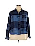 Old Navy 100% Cotton Blue Long Sleeve Button-Down Shirt Size XXL - photo 1