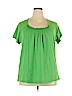 JMS Collection 100% Cotton Green Short Sleeve Top Size 2X - photo 1