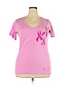 Assorted Brands 100% Cotton Pink Short Sleeve T-Shirt Size 2X - photo 1