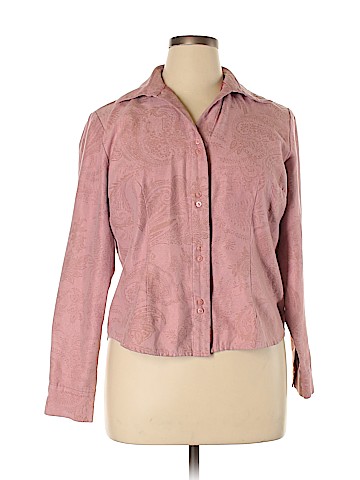 Lemon Grass Long Sleeve Button-Down Shirt (view 1)