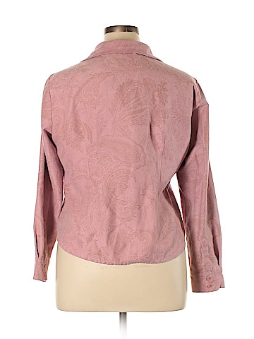 Lemon Grass Long Sleeve Button-Down Shirt (view 2)