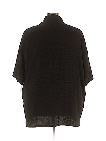 Diamante Short Sleeve Button-Down Shirt (view 2)