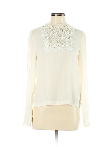 A.L.C. Long Sleeve Silk Top (view 1)