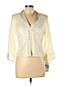 J.R. Nites by Caliendo Ivory Long Sleeve Blouse Size 12 (petite) - photo 1